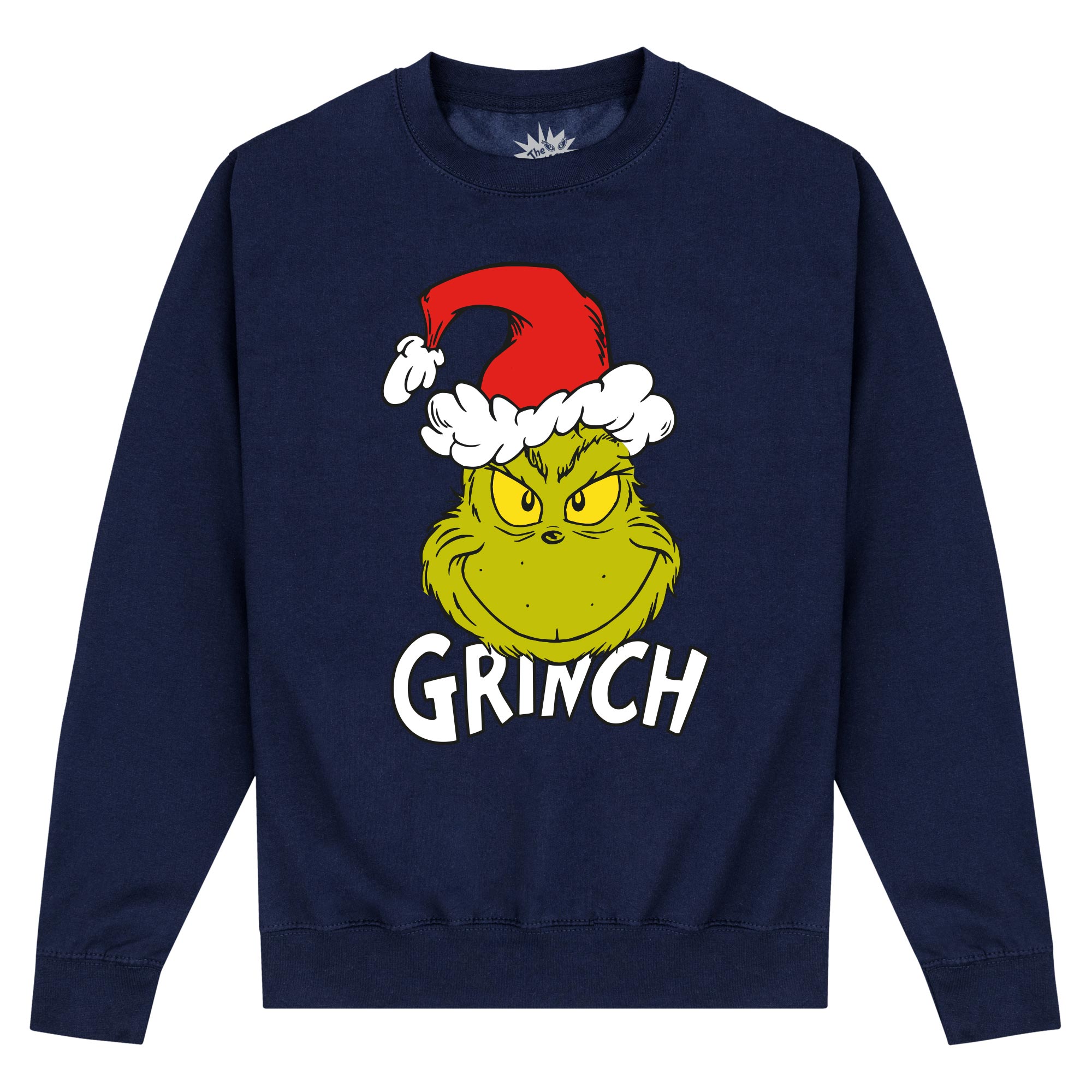 The Grinch Tmavá Mikina (The Grinch Santa Hat Sweatshirt)