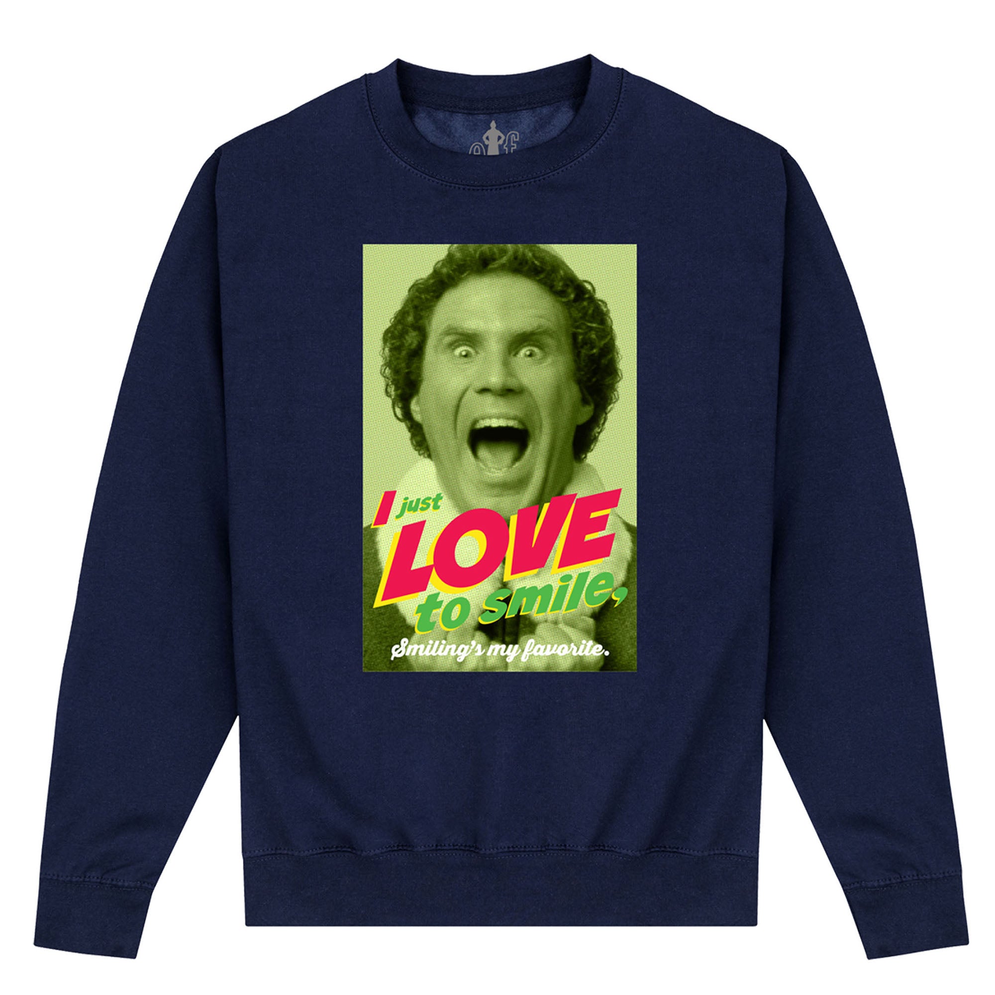 Elf I Love to Smile Sweatshirt (Elf I Love to Smile Sweatshirt)
