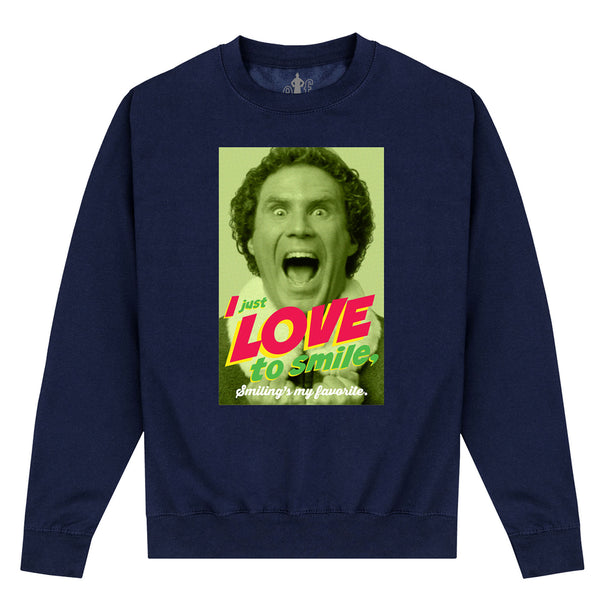 Elf I Love to Smile Sweatshirt (Elf I Love to Smile Sweatshirt)