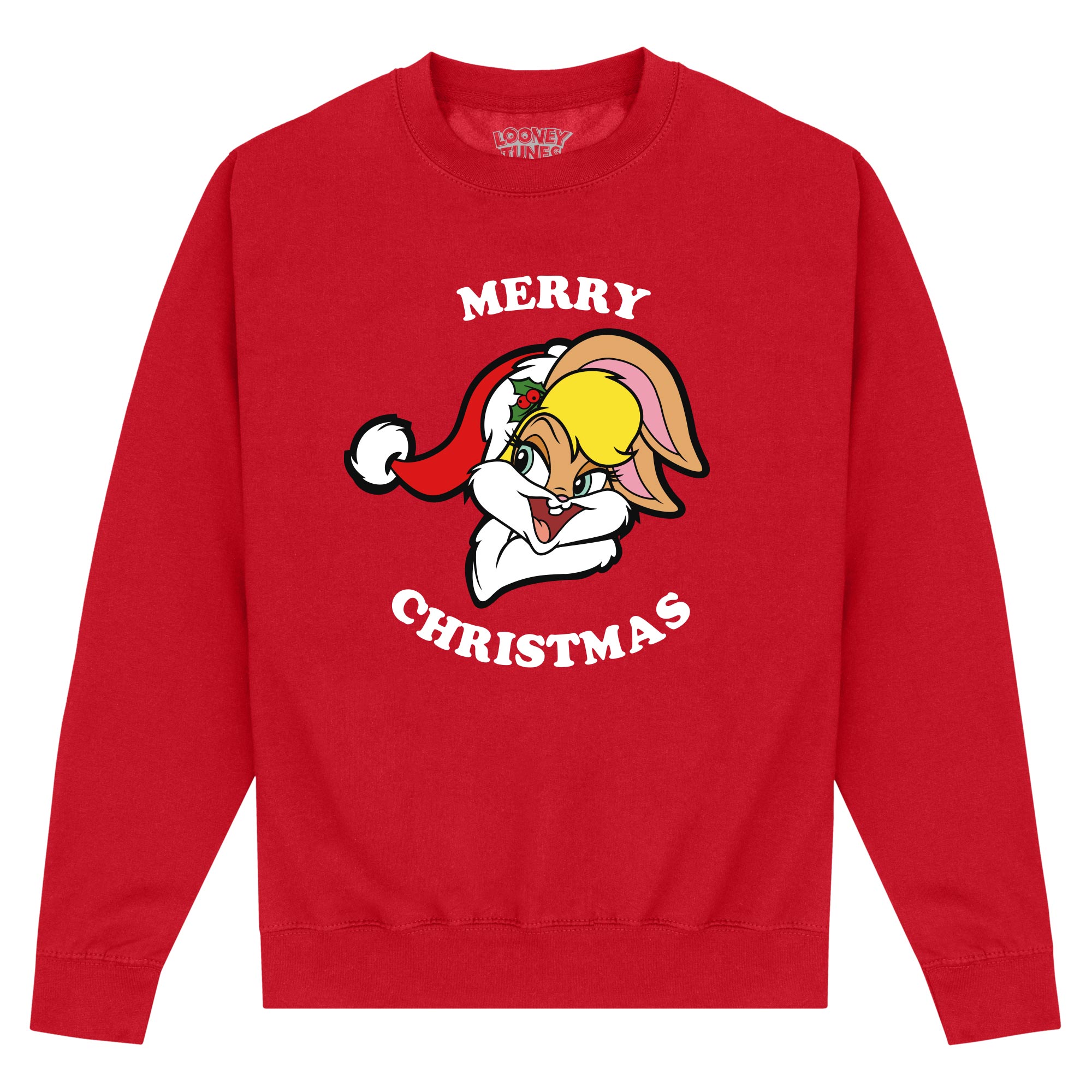 Looney Tunes Weihnachten Rotes Sweatshirt (Looney Tunes Lola Bunny Sweatshirt)