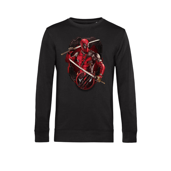 Deadpool & Wolverine Mikina Unisex (Deadpool Pose Badge)
