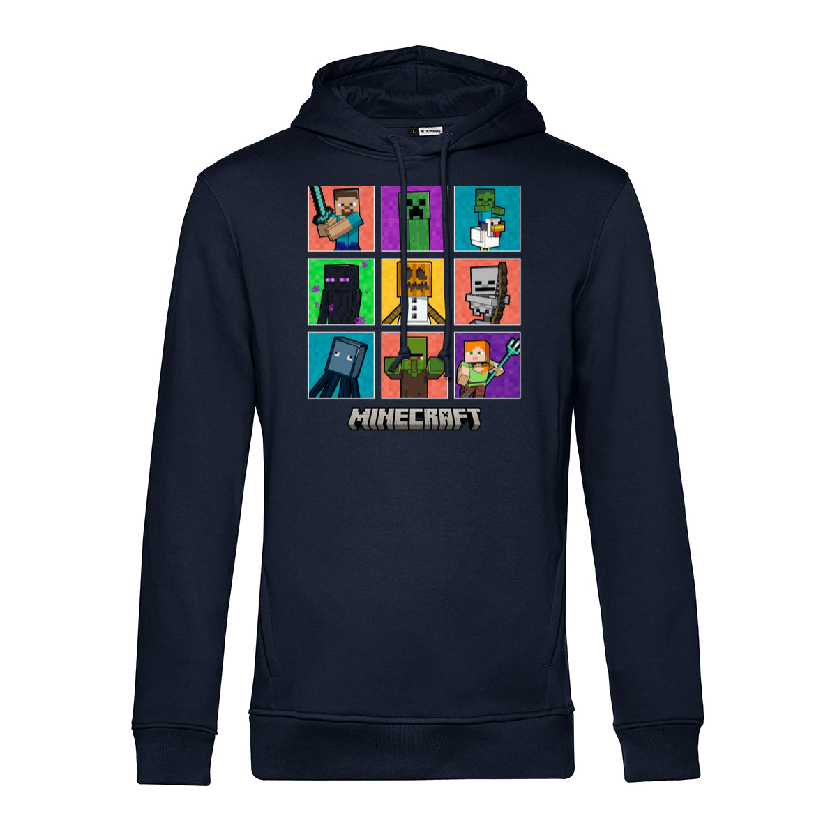 Minecraft - 9 Charakter Boxup Unisex Hoodie