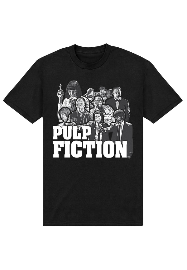 Pulp Fiction Tričko Unisex (Cast Graphic)
