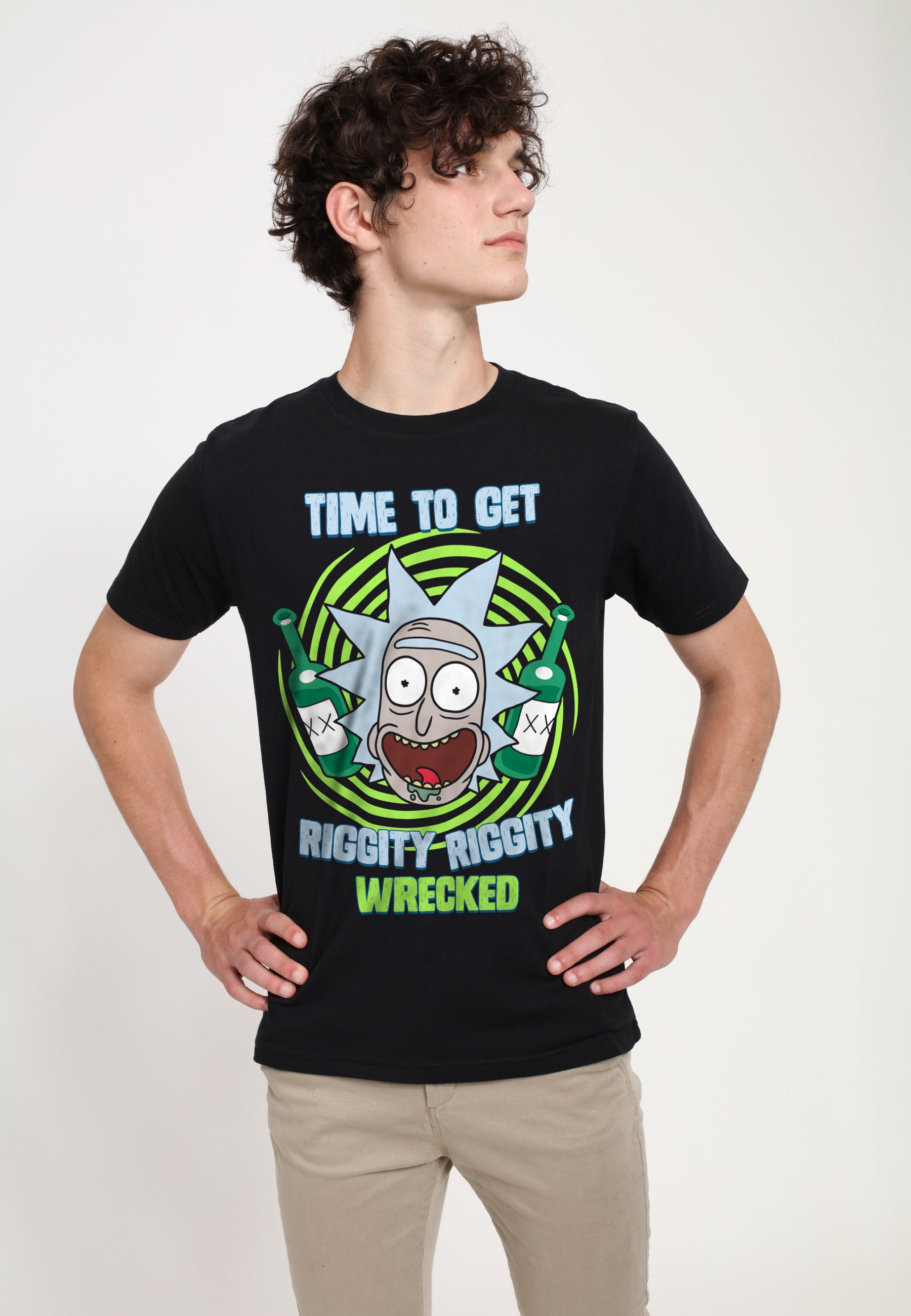 Rick and Morty Tričko Unisex (Riggity Wrecked)