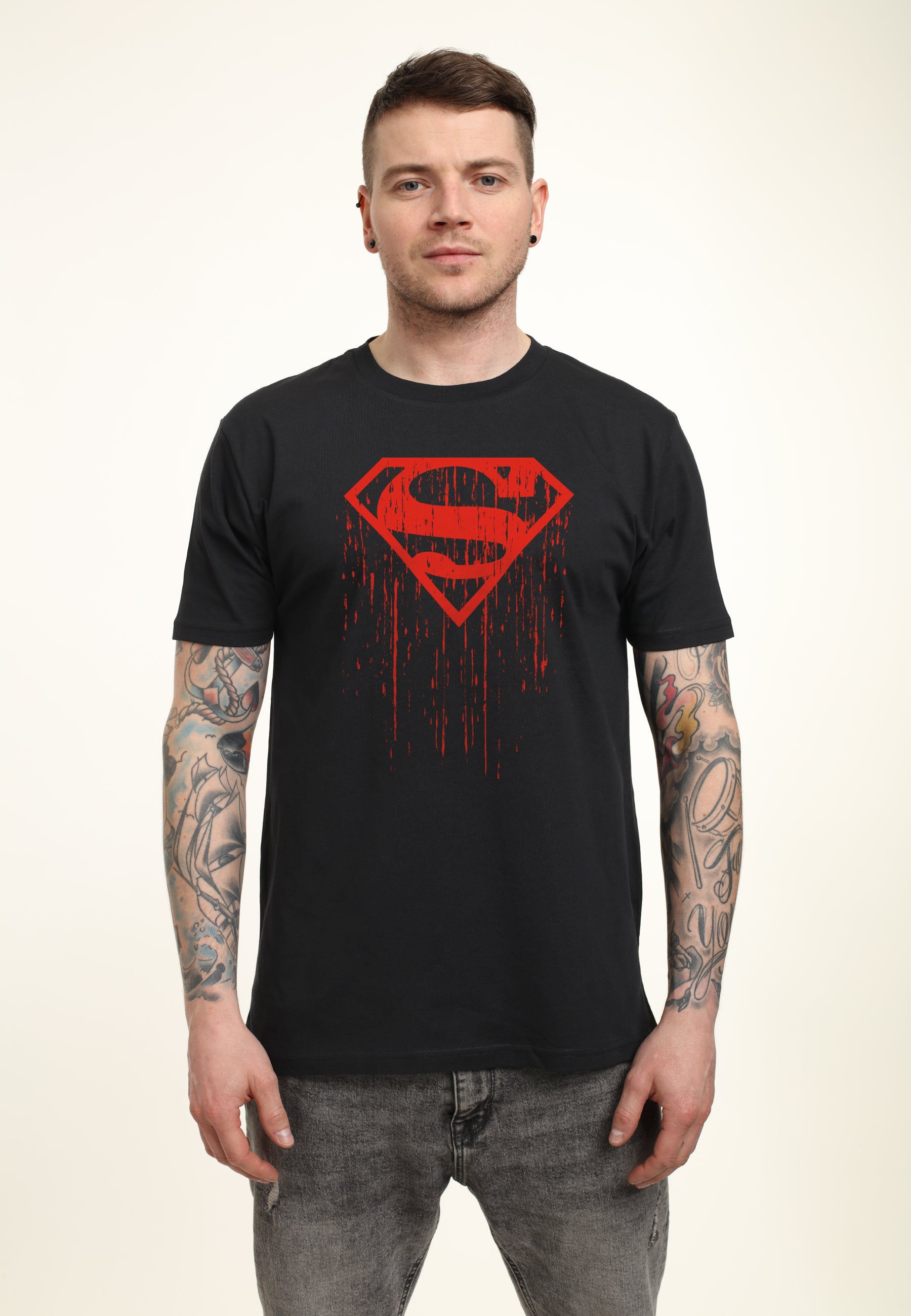 Superman Tričko Unisex (Dripping Symbol)