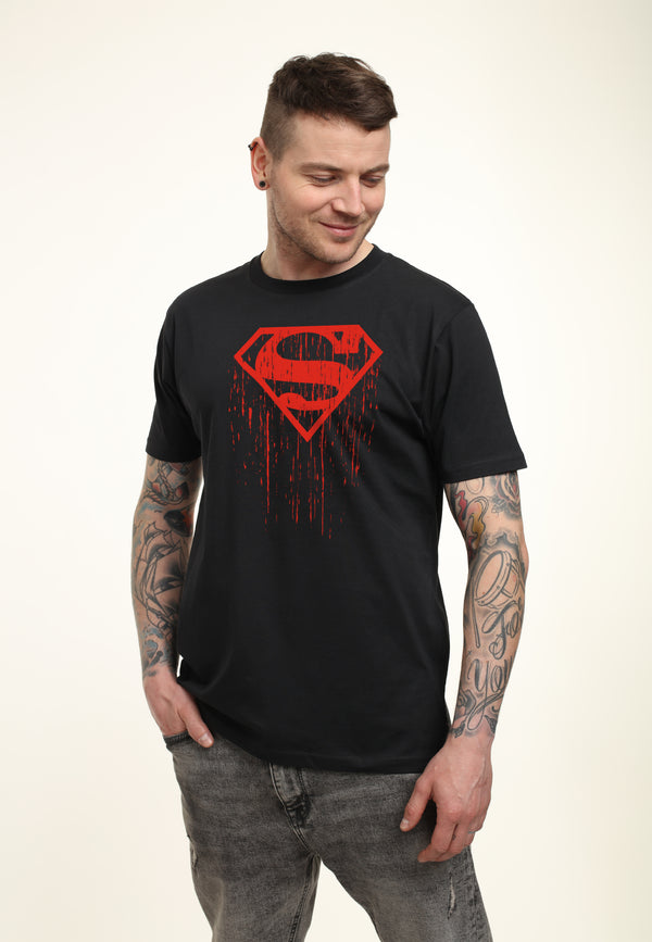 Superman Tričko Unisex (Dripping Symbol)