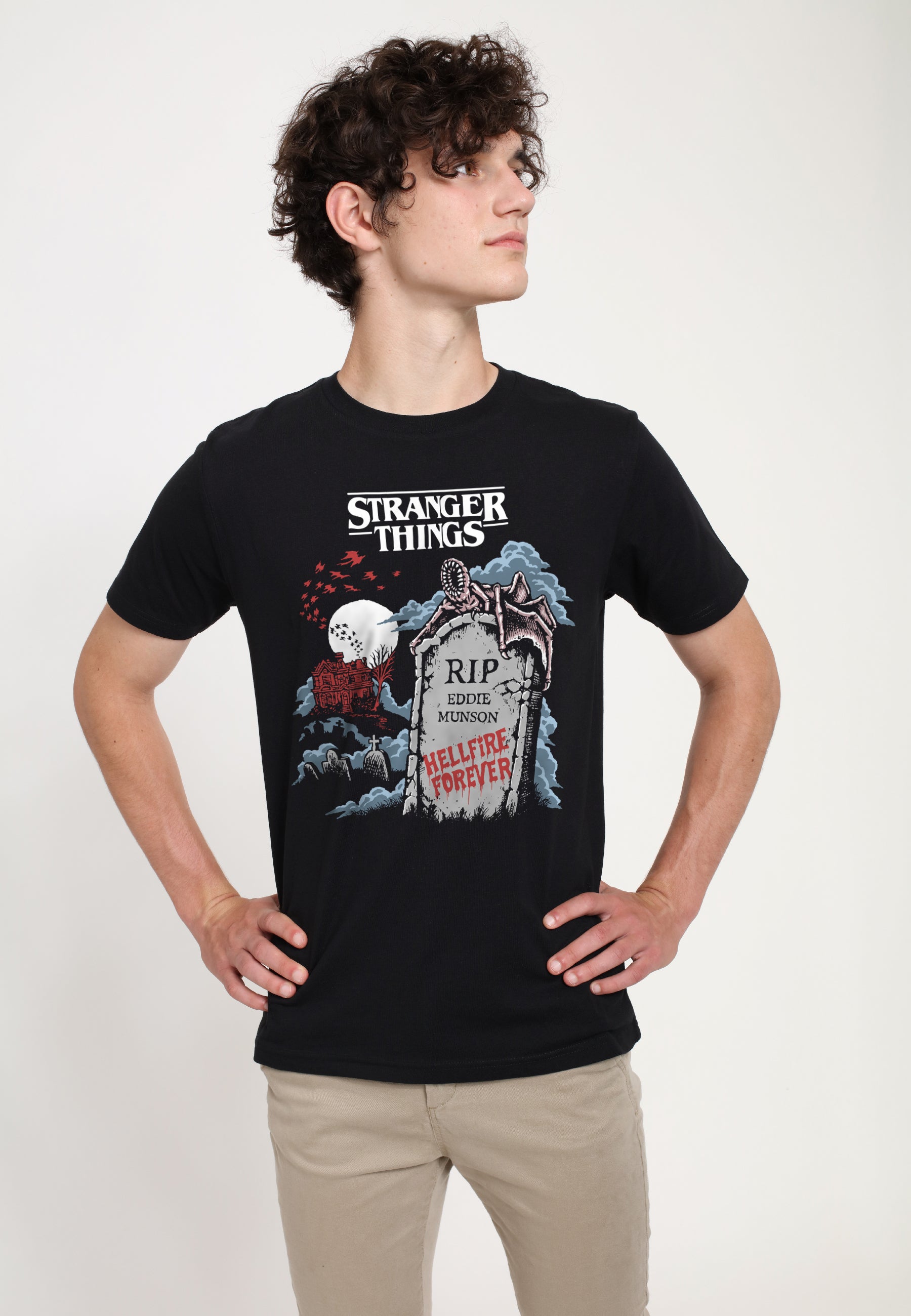 Stranger Things Tričko Unisex (RIP Eddie)