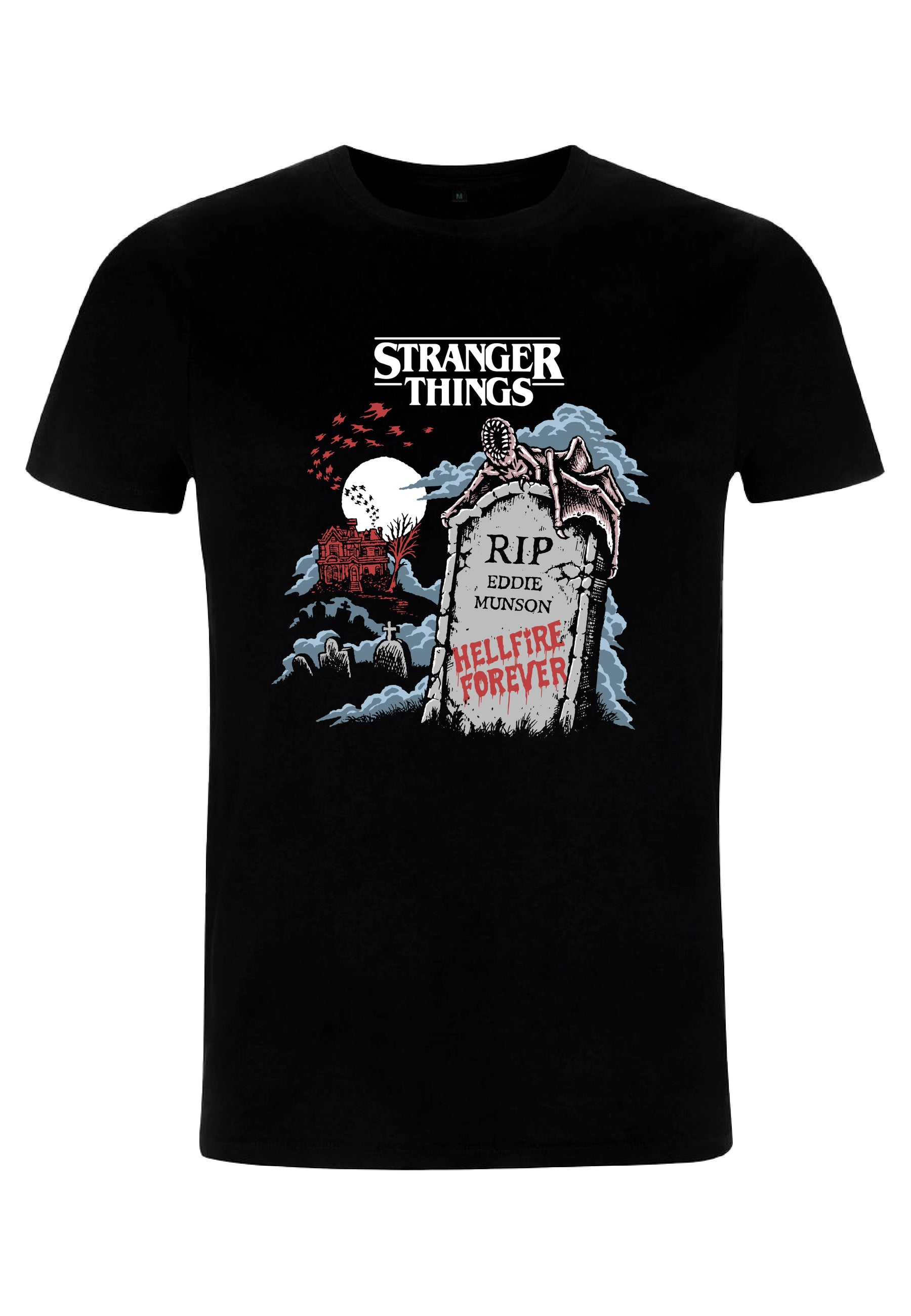 Stranger Things Tričko Unisex (RIP Eddie)
