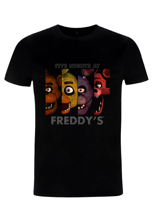 Five Nights At Freddy's Tričko Unisex (Panel X4 Character)