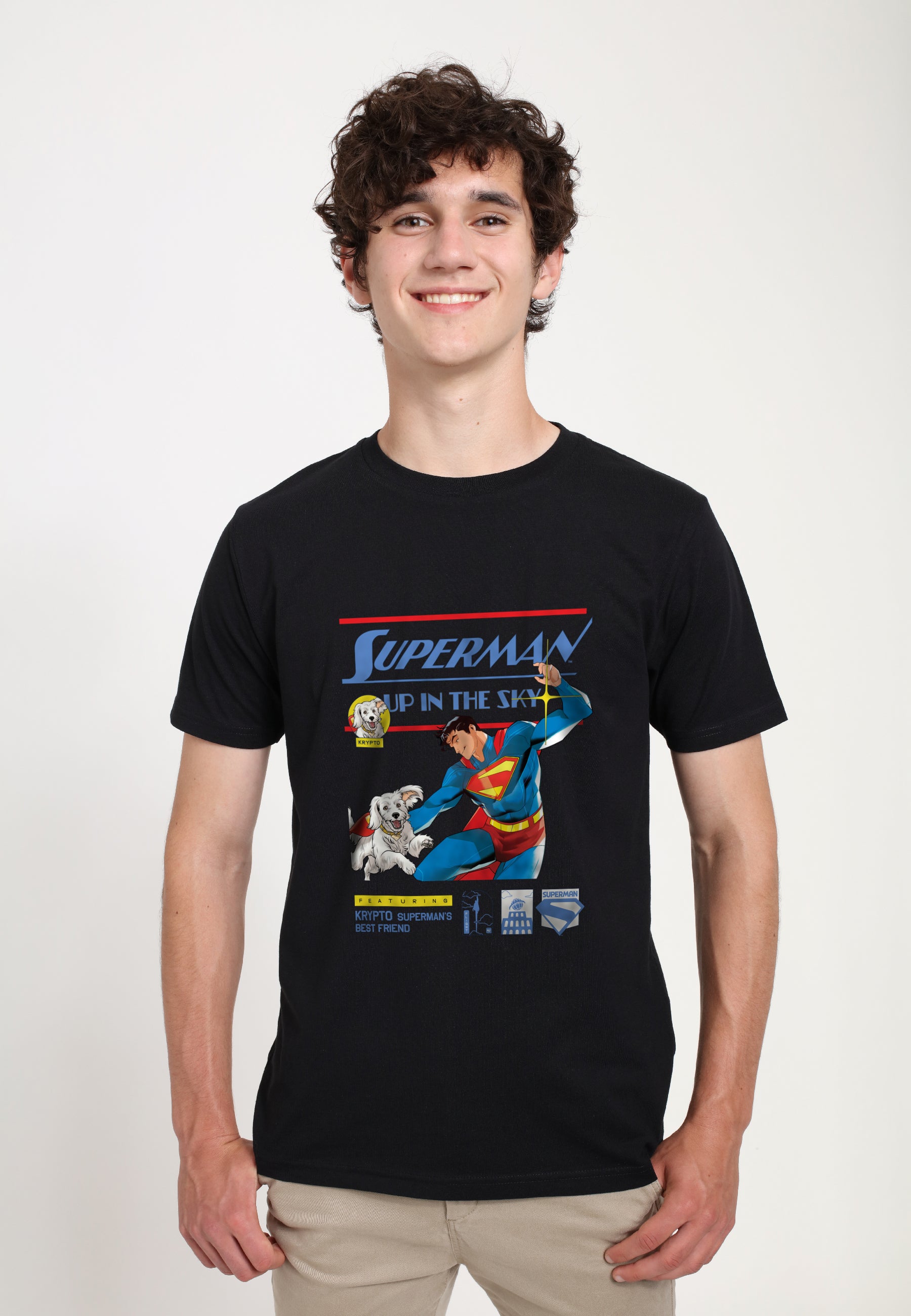 Superman Tričko Unisex (Up In The Sky)