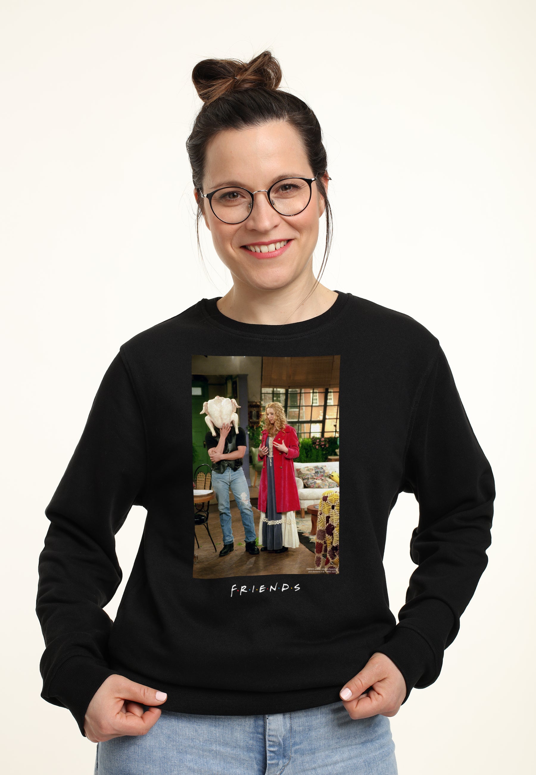 Friends Mikina Unisex (Phoebe&Joey Turkey Head)