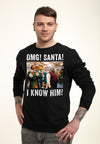 Elf Mikina Unisex (Elf OMG Santa Photo)
