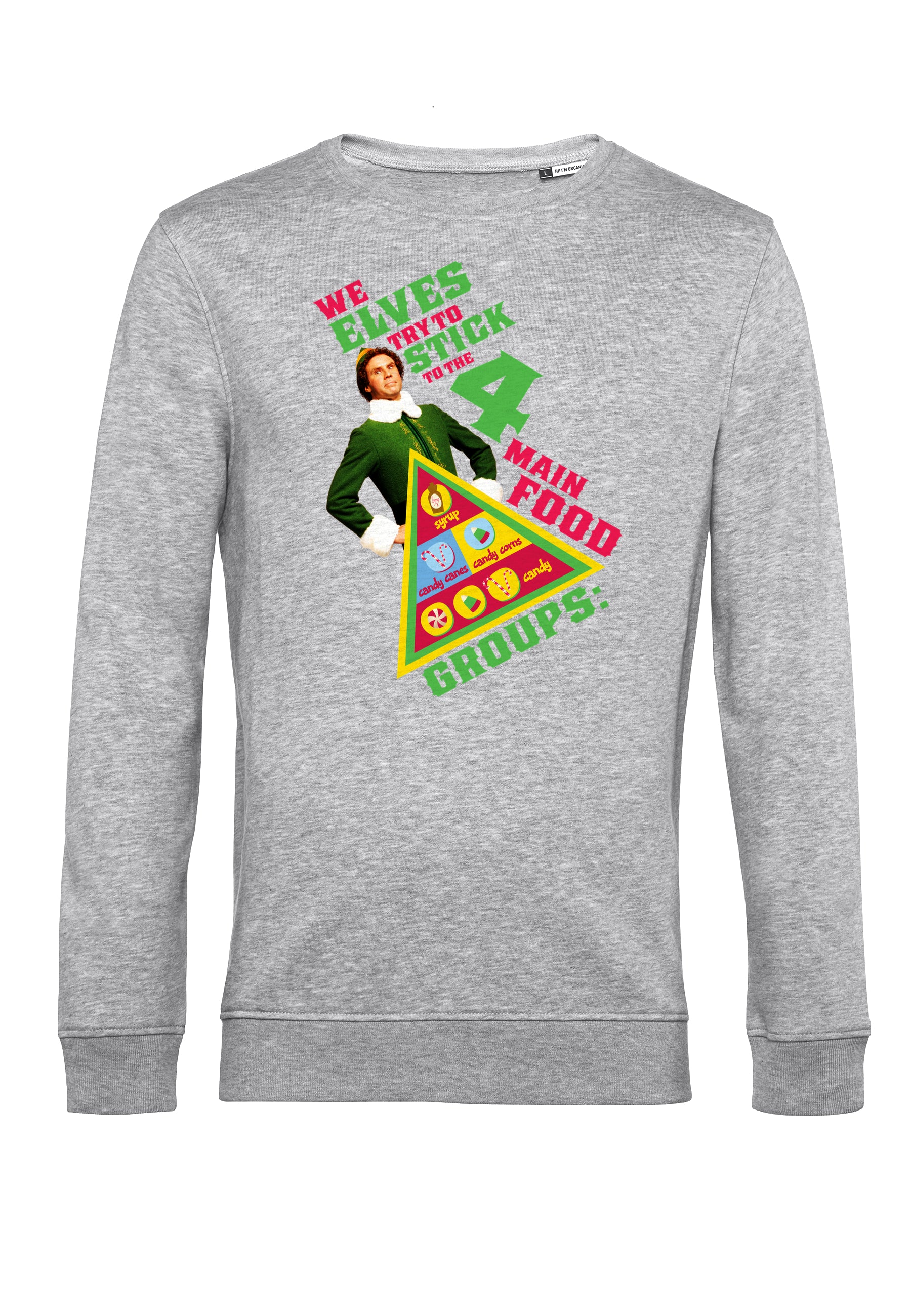 Elf Mikina Unisex (Elf Food Groups)