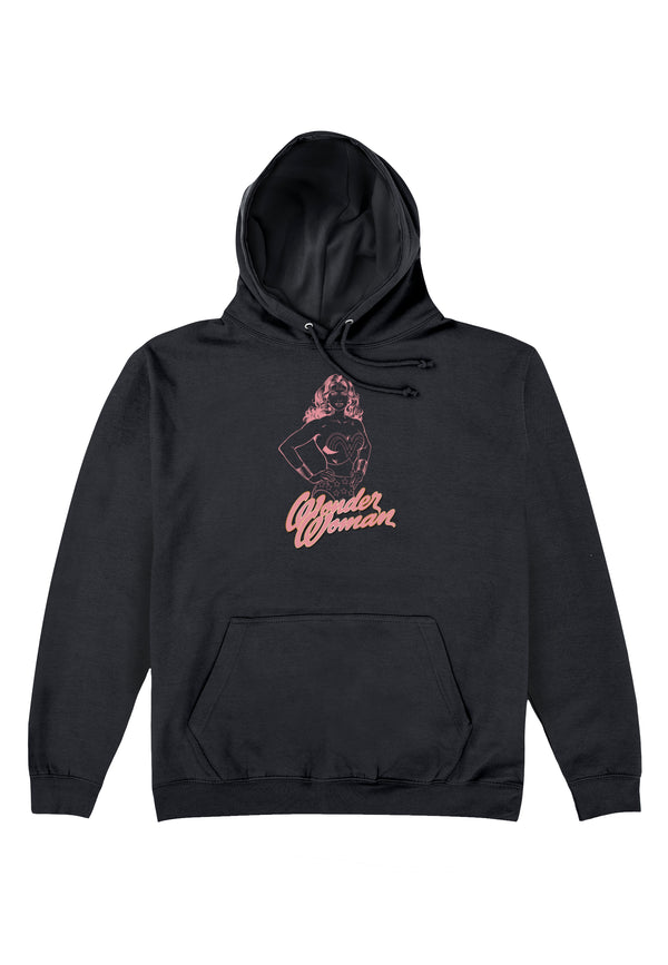 Wonder Woman Mikina Unisex (Pink Outline)