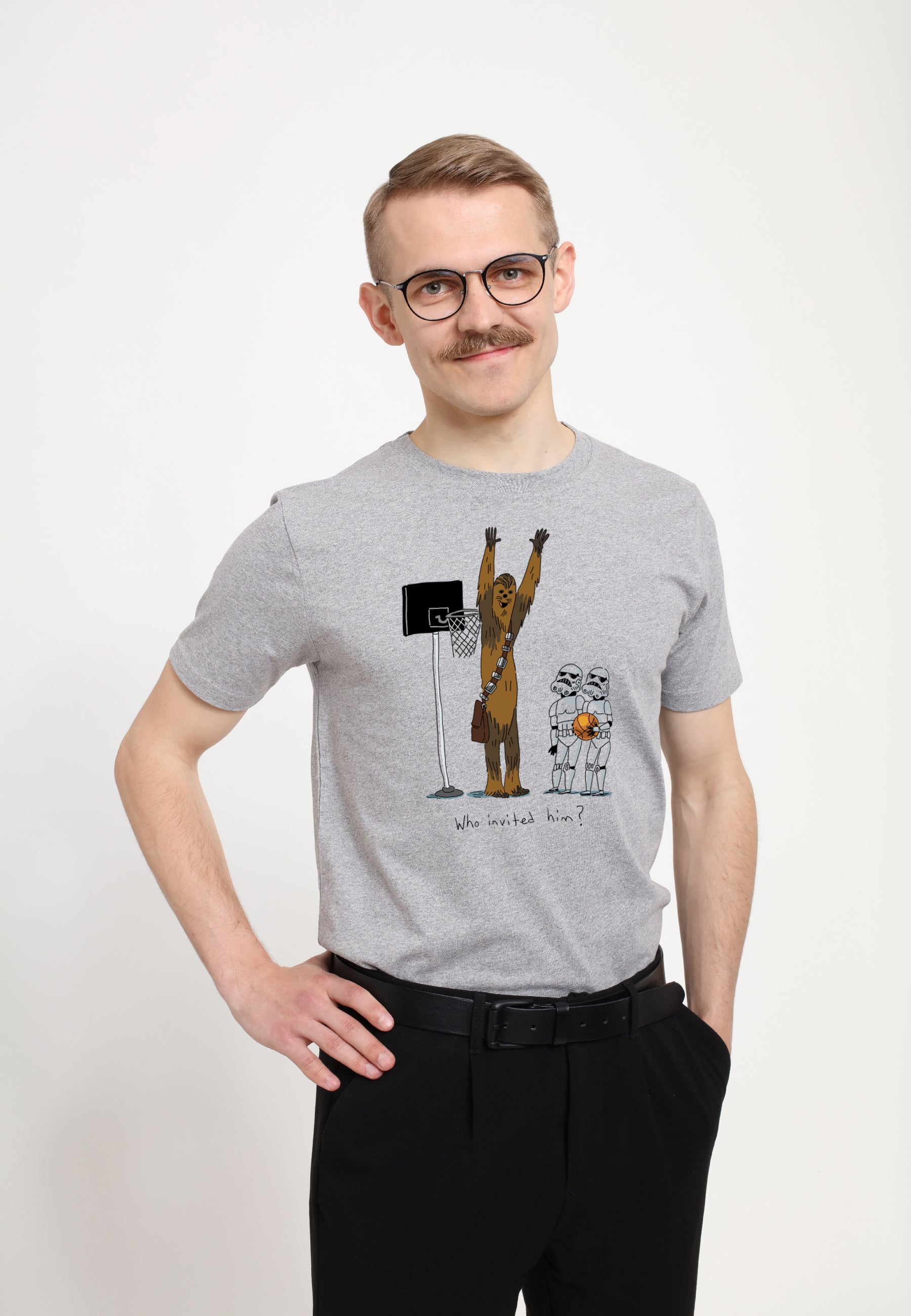 Star Wars Tričko Unisex (Chewie Basketball)
