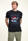 Lilo & Stitch Tričko Unisex (Holiday Stitch Wearing Santa Hat)