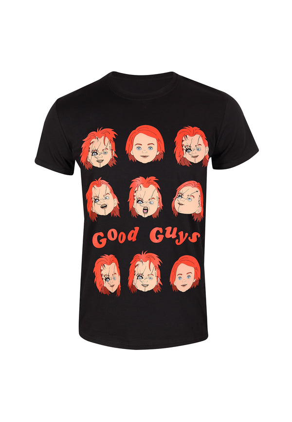 Chucky Puppe T-Shirt (Childs Play - Ausdrücke von Chucky T-shirt)