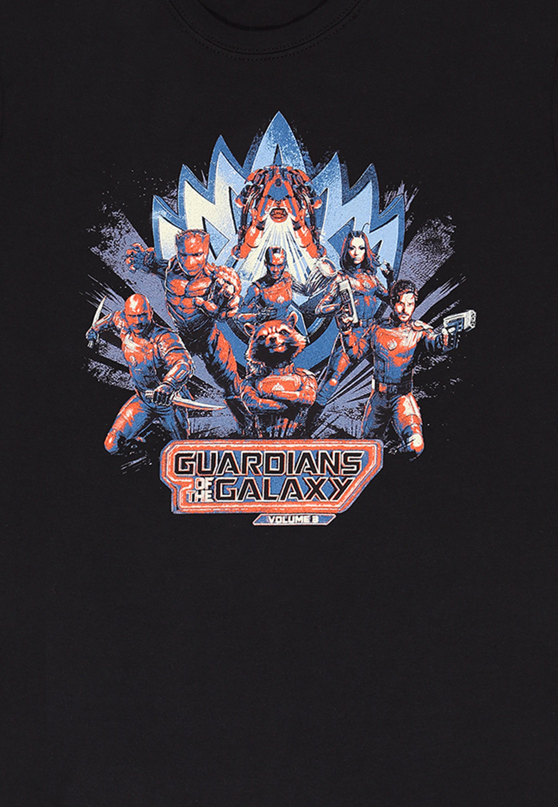 Marvel Studio Guardians of the Galaxy T-shirt (Guardians of the Galaxy - Guardians Vest T-shirt)