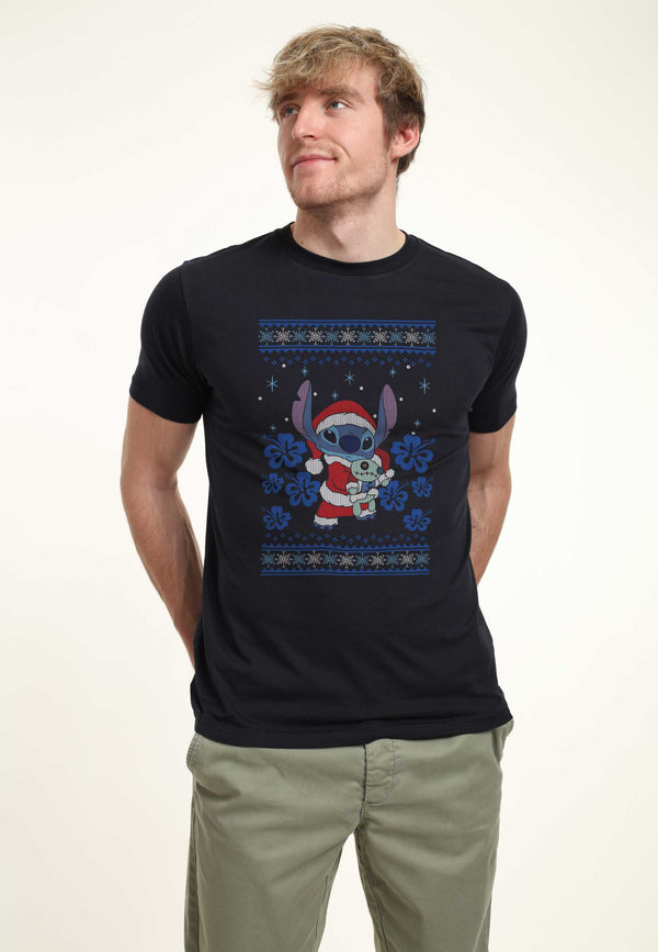 Lilo & Stitch Tričko Unisex (Holiday Stitch)