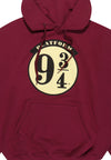 Harry Potter Bahnsteig-Kapuzenpulli (Bahnsteig 9 und 3 Quarters Hoodie)