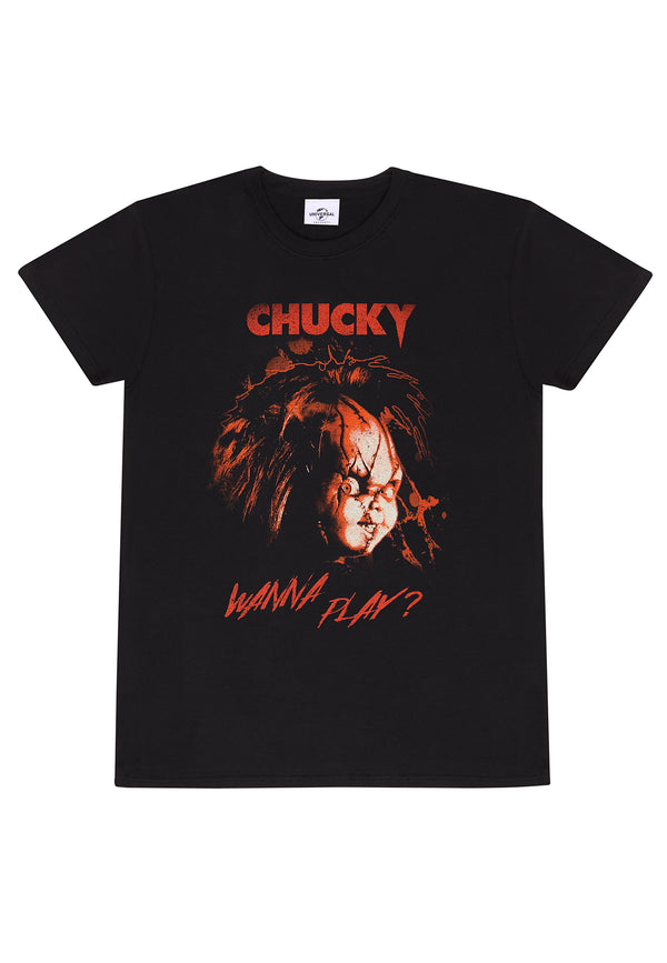 Chucky Doll T-Shirt (Childs Play - Wanna Play T-Shirt)