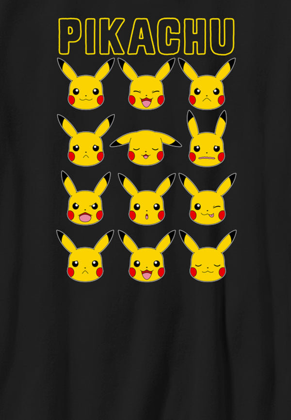Pokémon Tričko Dětské (Pikachu Faces)