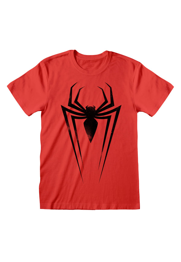 Marvel Comics Spider-Man T-Shirt (Schwarzes Spinnensymbol-T-Shirt)