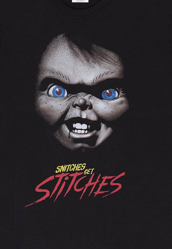 Chucky Doll T-Shirt (Childs Play - Snitches T-Shirt)