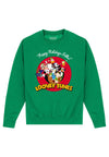 Looney Tunes Weihnachten Grünes Sweatshirt (Looney Tunes Weihnachts-Sweatshirt)