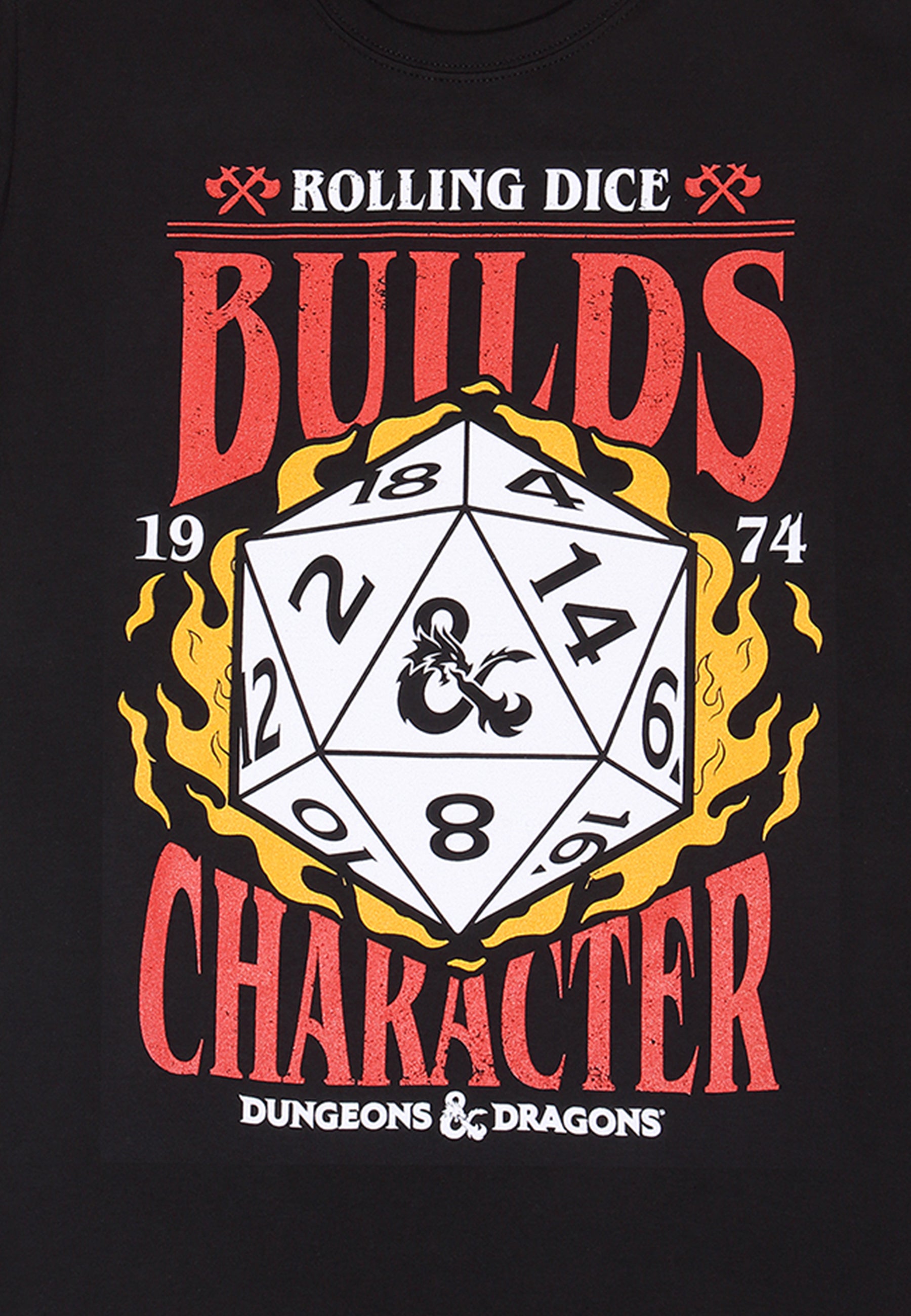 Dungeons And Dragons-T-Shirt (baut Charakter-T-Shirt auf)