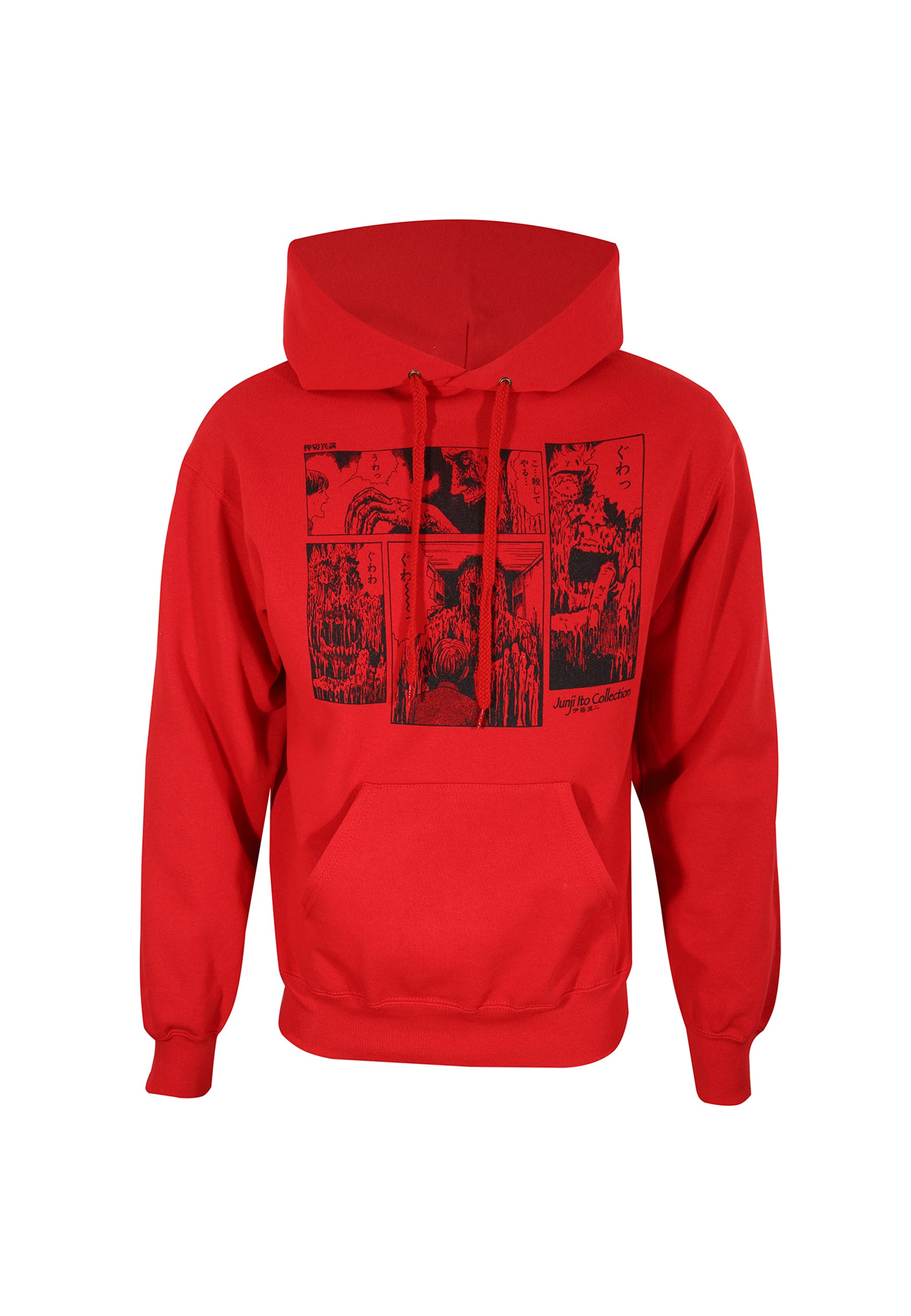 Junji Ito Roter Kapuzenpullover (Junji-Ito Hoodie)