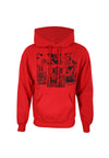 Junji Ito Roter Kapuzenpullover (Junji-Ito Hoodie)