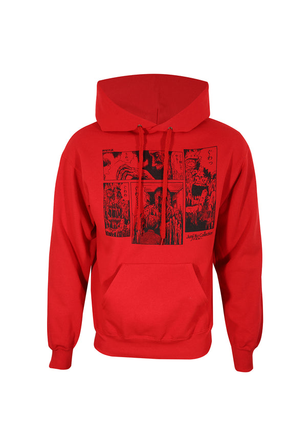 Junji Ito Roter Kapuzenpullover (Junji-Ito Hoodie)