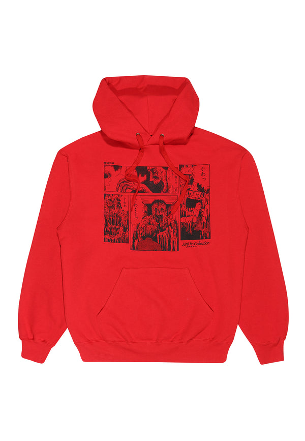 Junji Ito Roter Kapuzenpullover (Junji-Ito Hoodie)