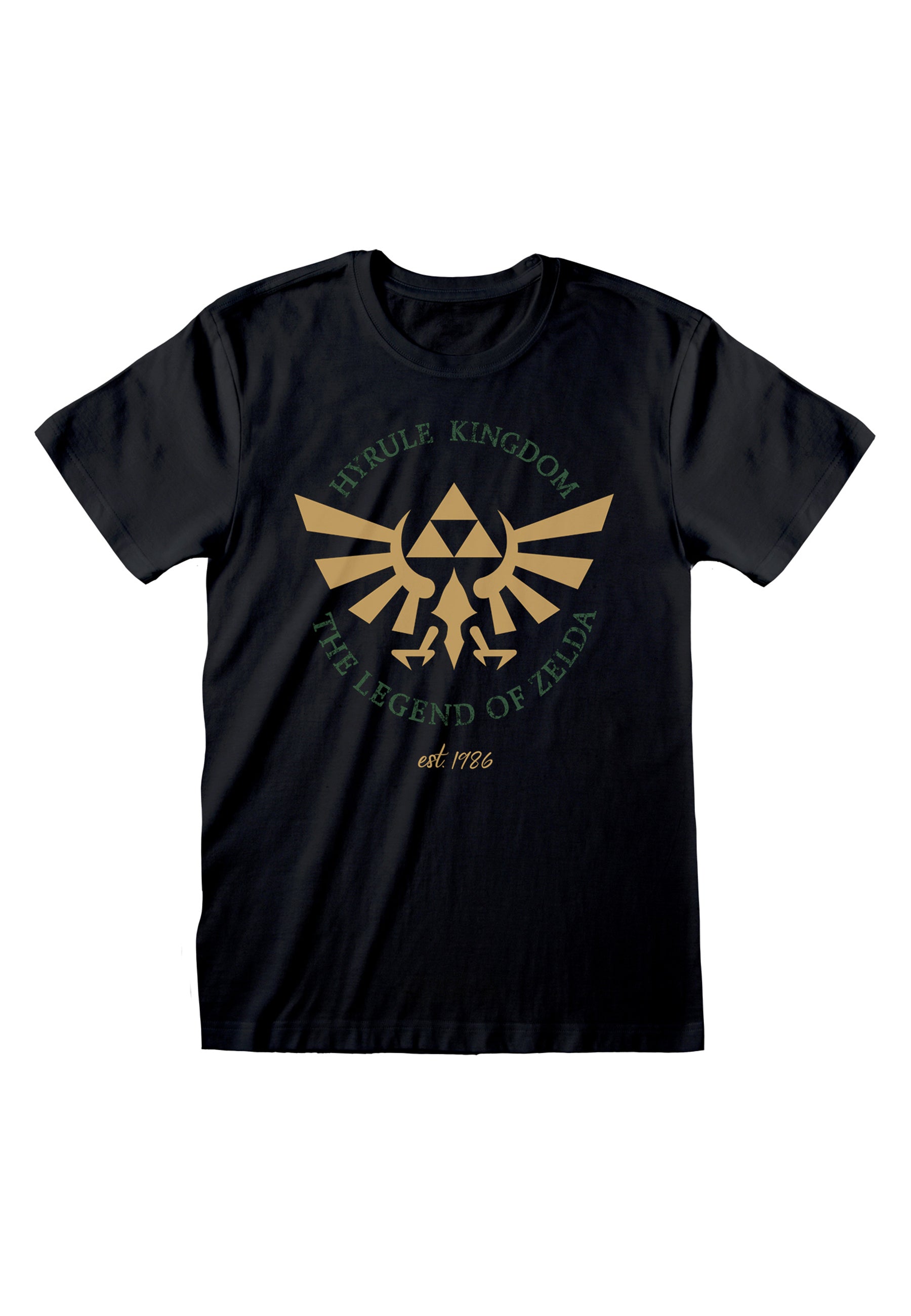 Legend Of Zelda Wappen T-Shirt (Legend Of Zelda - Hyrule Kingdom Wappen T-Shirt)
