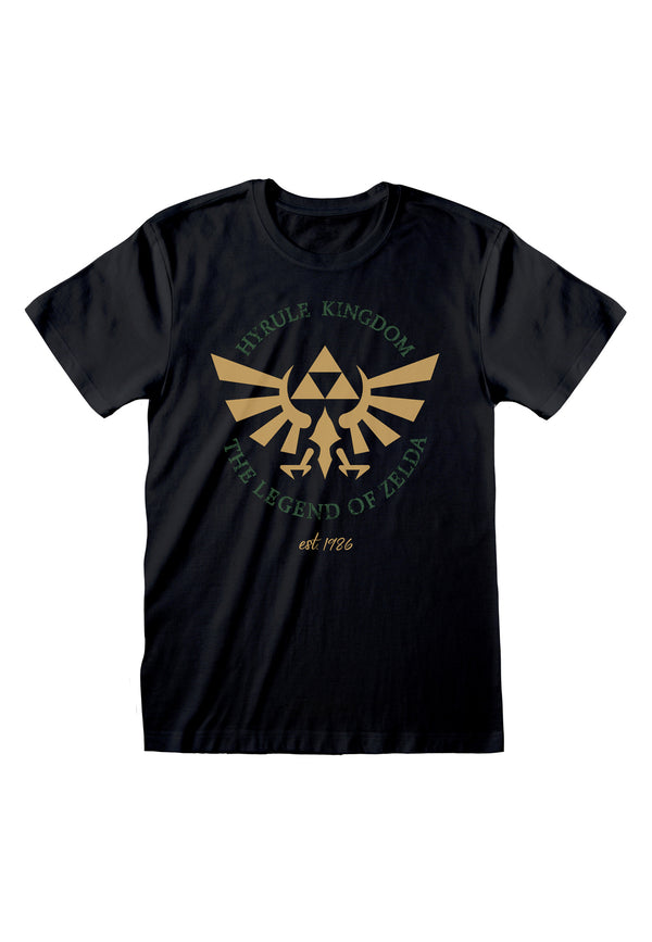 Legend Of Zelda Wappen T-Shirt (Legend Of Zelda - Hyrule Kingdom Wappen T-Shirt)
