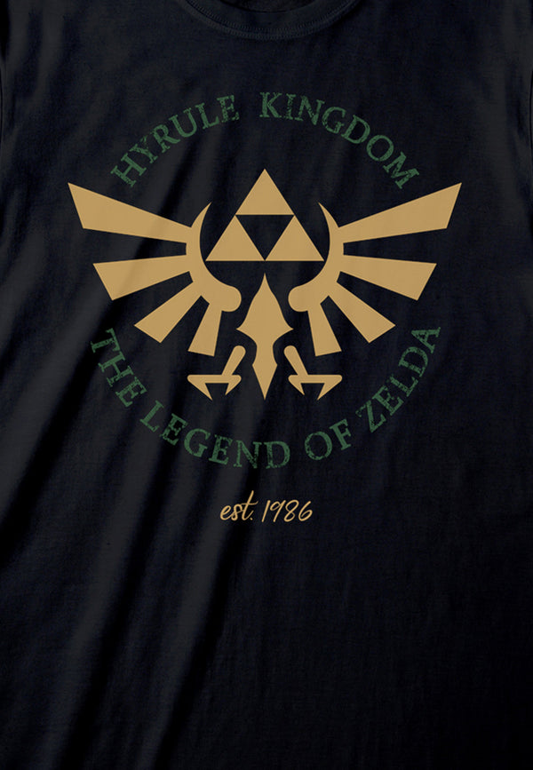 Legend Of Zelda Wappen T-Shirt (Legend Of Zelda - Hyrule Kingdom Wappen T-Shirt)
