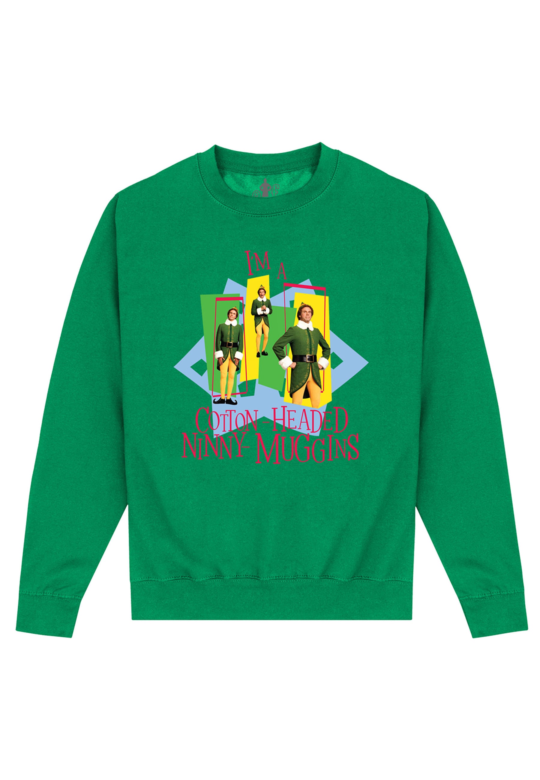 Elf Retro Weihnachts-Sweatshirt (Elf Retro Ninny Muggins Sweatshirt)