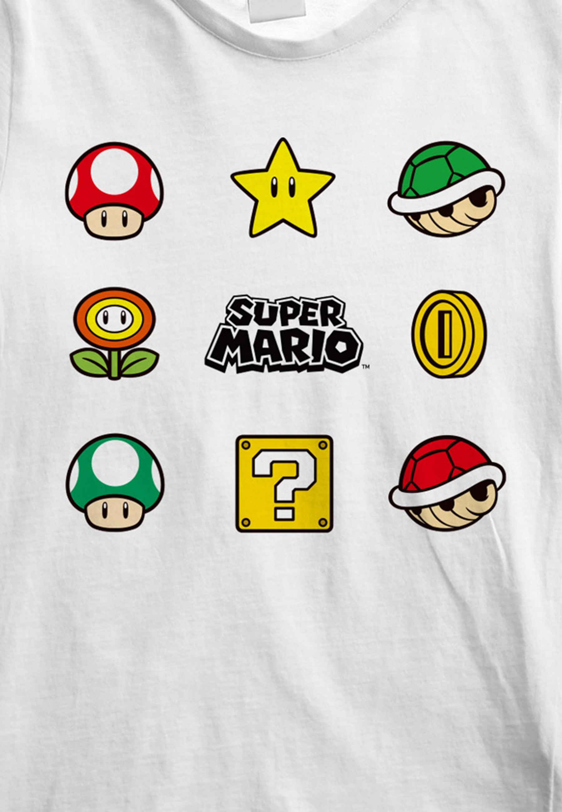 Super Mario Tričko Dětské (Items)
