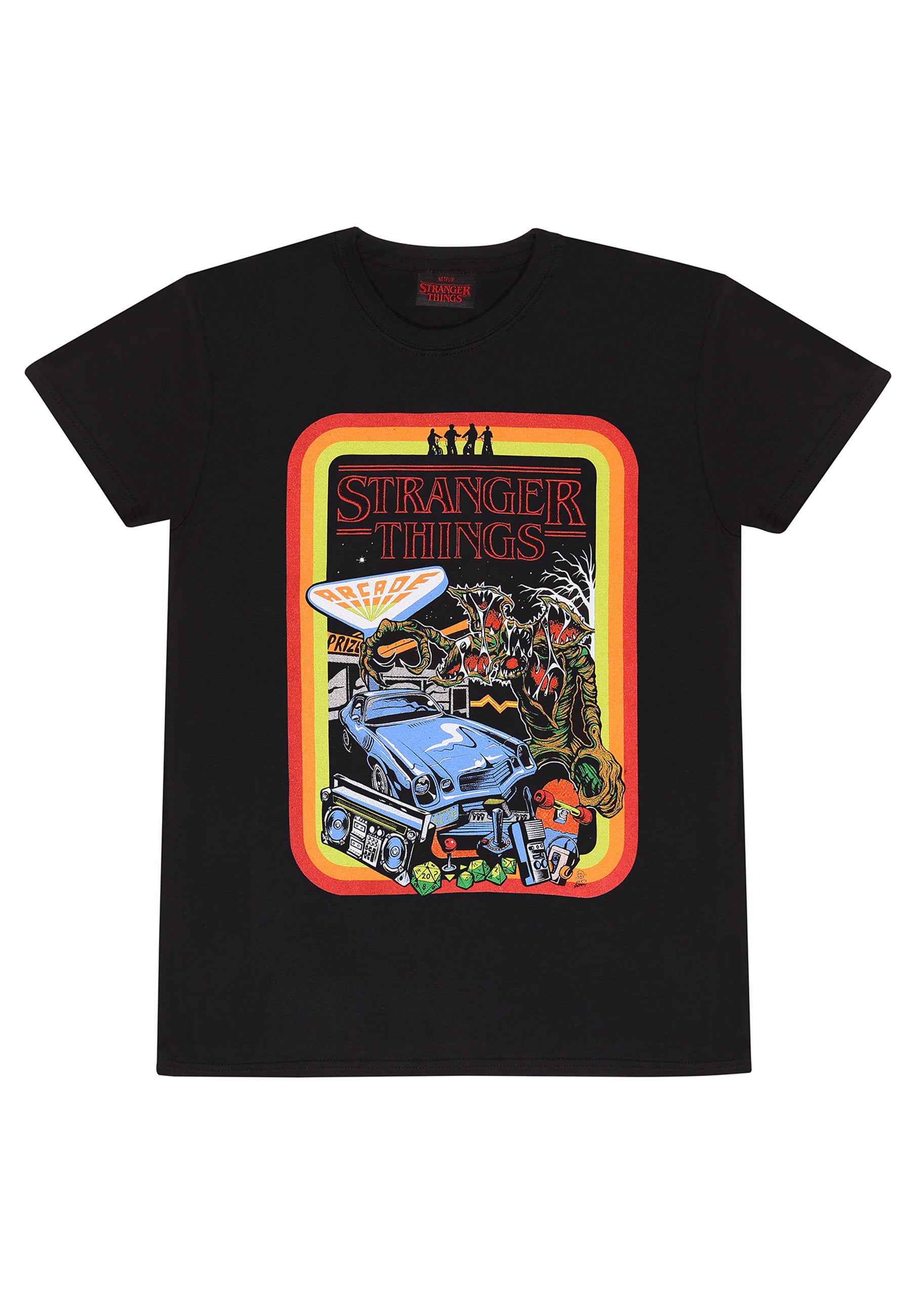 Stranger Things-T-Shirt (Stranger Things Retro Poster-T-Shirt)