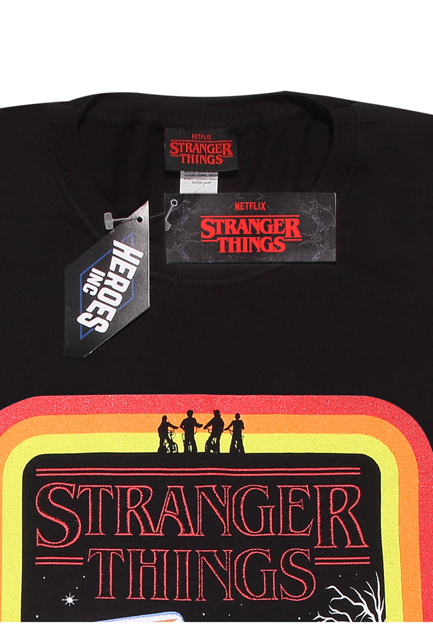 Stranger Things-T-Shirt (Stranger Things Retro Poster-T-Shirt)
