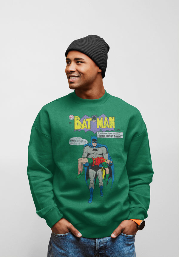 Batman Robin Grünes Sweatshirt (Batman Robin stirbt Sweatshirt)