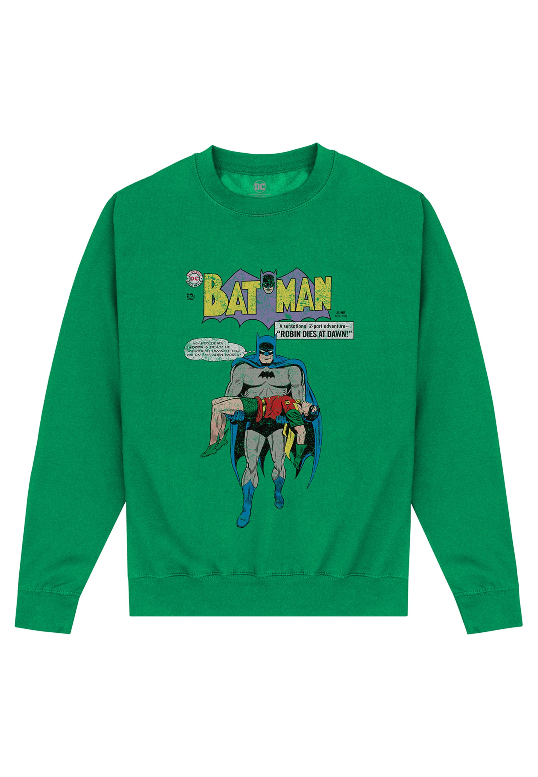 Batman Robin Grünes Sweatshirt (Batman Robin stirbt Sweatshirt)