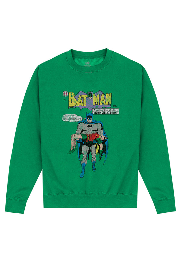 Batman Robin Grünes Sweatshirt (Batman Robin stirbt Sweatshirt)