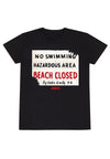 Jaws Tričko Unisex (No Swimming)