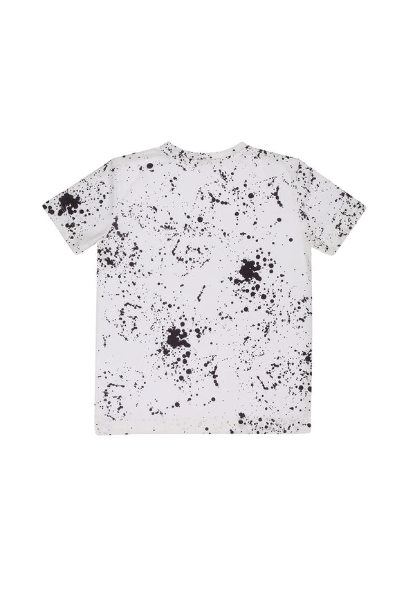 Pokemon – Pikachu Splat YTH T-Shirt mit Rundhalsausschnitt