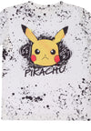 Pokemon – Pikachu Splat YTH T-Shirt mit Rundhalsausschnitt