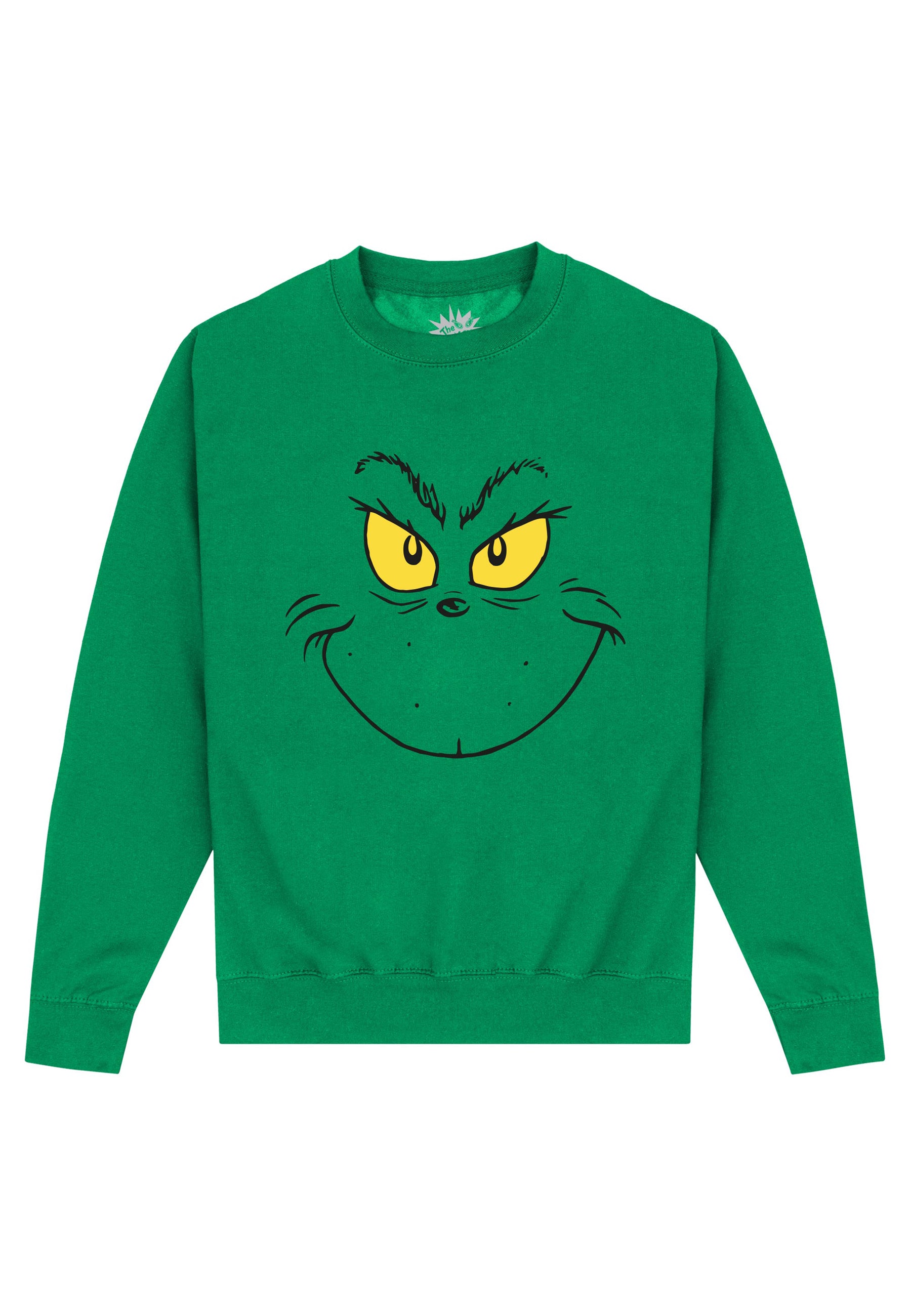 Der Grinch Grünes Sweatshirt (Der Grinch Lächeln Sweatshirt)