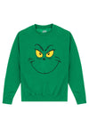 Der Grinch Grünes Sweatshirt (Der Grinch Lächeln Sweatshirt)
