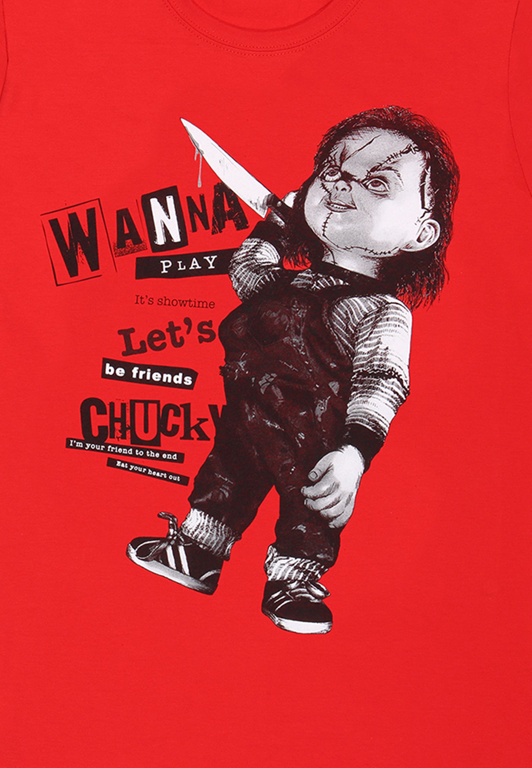 Chucky Doll T-Shirt (Childs Play - Stab-T-Shirt)